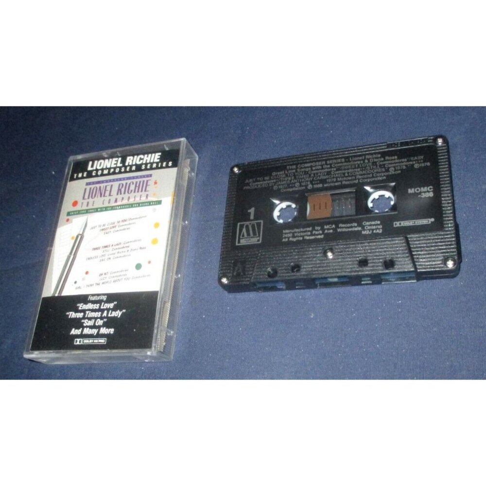 Lionel Richie - The Composer Series on cassette (MCA Records Canada, 1985)